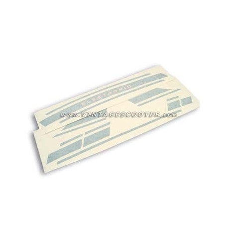 Kit adhésifs Ailes & Garde boue Vespa 125 Primavera ET3 bleu